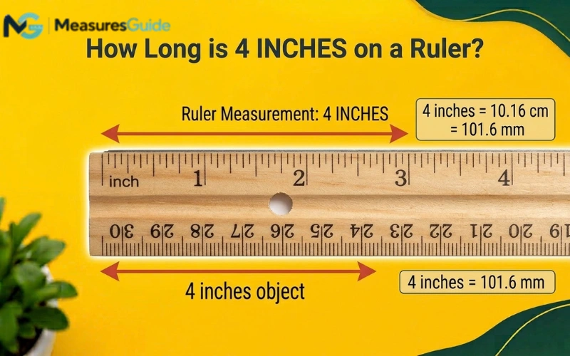 how long is 4 inches